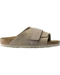 Birkenstock - Kyoto Nubuck/Suede Leather Sandals [Narrow] - Lyst
