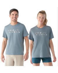 Smartwool - Gone Camping Graphic Short-Sleeve T-Shirt Pewter - Lyst