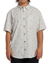 Billabong - All Day Jacquard Short-Sleeve Shirt - Lyst