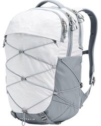 north face backpack white