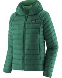 Patagonia - Down Sweater Full-Zip Hooded Jacket - Lyst