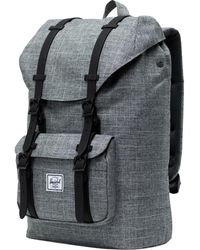 Herschel Supply Co. - Raven Crosshatch And Black 10020-00919 Little America Mid Backpack - Lyst