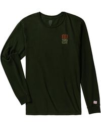 Topo - Large Logo Long-Sleeve T-Shirt - Lyst