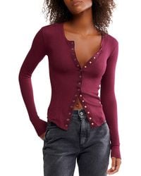 Free People - Going Places Cardi - Lyst