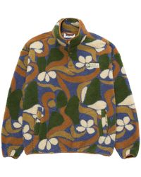 Parks Project Zion Narrows Sherpa Fleece Pullover - Green