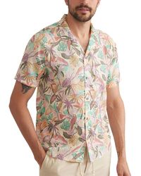 Marine Layer - Tencel Linen Resort Short-Sleeve Shirt - Lyst