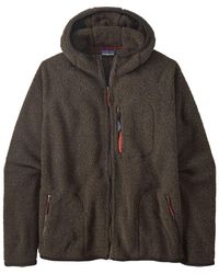 Patagonia - Reclaimed Fleece Hooded Jacket - Lyst