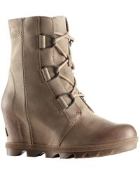 sorel wedge heel boots