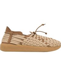 Malibu Sandals - Latigo Suede Vegan Leather Rub Shoe/Walnut/Tan - Lyst