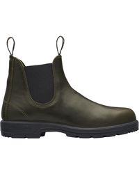 blundstone boots green