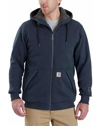 Carhartt - Rain Defender Rutland Thermal Lined Hooded Zip Front Sweatshirt - Lyst
