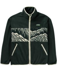 Parks Project - Acadia Waves Trail High Pile Fleece Jacket Natural/Dark - Lyst