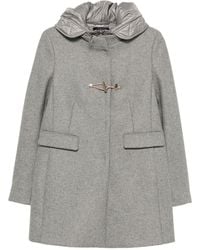Fay - Nylon Midi Parka Coat - Lyst