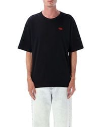 DIESEL - T -shirts En Polos Zwart - Lyst