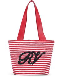 Roger Vivier - Rv Straw Panier Small - Lyst