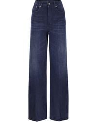 Dondup - Beatrix Five Pocket Wide Leg Jeans - Lyst