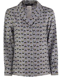 Weekend by Maxmara - Weekend Max Mara Oncia Silk Twill Shirt - Lyst