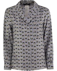 Weekend by Maxmara - Weekend Max Mara Oncia Silk Twill Shirt - Lyst