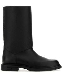 Fendi - Leather Frame Boots - Lyst