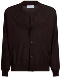 Lardini - V Neck Cardigan - Lyst