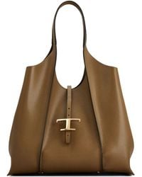Tod's - Tod 's Mittelgroße Leder -Einkaufstasche - Lyst
