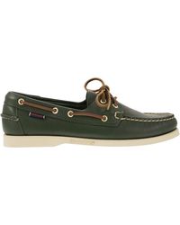 Sebago - Portland Moccasin With Grained Leather - Lyst