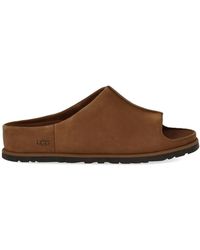 UGG - Otzo Dark Chestnut Slide - Lyst