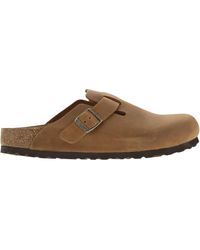 Birkenstock - Boston geölte Ledersabot - Lyst