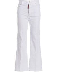 DSquared² - 'super Flared Cropted' Jeans - Lyst