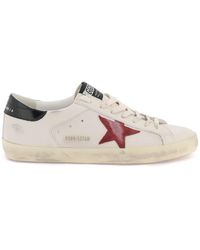 Golden Goose - "Leather and Mesh Super Star Double Quarter Sne - Lyst