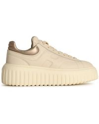 Hogan - 'H-Stripes' Leather Sneakers - Lyst
