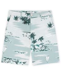 Maison Kitsuné - Shorts de la Maison Kitsune bleu - Lyst