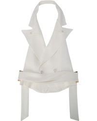 Elisabetta Franchi - Jackets And Vests - Lyst