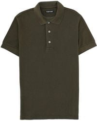 Tom Ford - Lyocell And Cotton Polo Shirt - Lyst