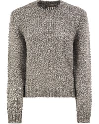 Herno - Alpaca-Blend Jumper With Sequins - Lyst