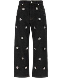 Marni - Dark Blue Denim Jeans - Lyst