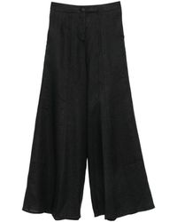 Semicouture - Kym Linen Trousers - Lyst