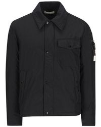 Stone Island - Down Jacket With Rds Feathers - Lyst