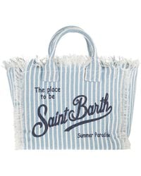 MC2 Saint Barth - Colette Linen Handbag - Lyst