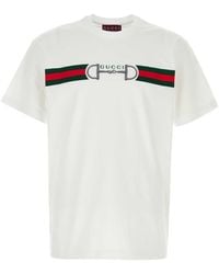 Gucci - Cotton Jersey T-Shirt - Lyst