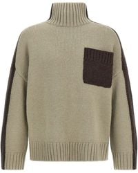 JW Anderson - 'two Tone Patch Pocket' Trui - Lyst