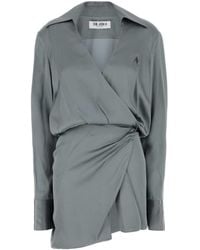 The Attico - Satin Mini Dress - Lyst