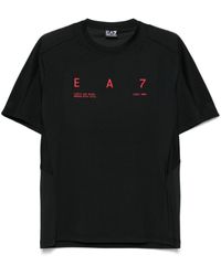 EA7 - Technisch Jersey T-Shirt - Lyst