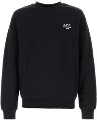 A.P.C. - Cotton Sweatshirt - Lyst