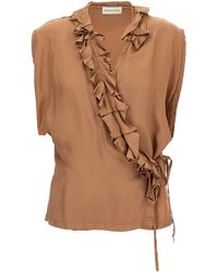 Dries Van Noten - Droogt Van Noten 'clematis' Top - Lyst