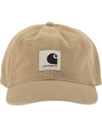 Carhartt - Cotton Canvas Baseball Cap With Front Logo - Lyst