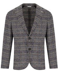 Manuel Ritz - Prince Of Wales Single Breasted Jacket - Lyst