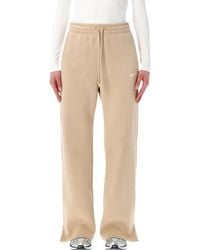 Nike - Wide-Leg Fleece Trousers - Lyst