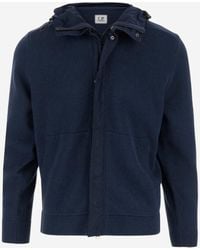 C.P. Company - Cotton Sweatshirt Met Logo - Lyst