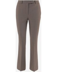 QL2 Donna - Stretch Wool Blend Pants - Lyst